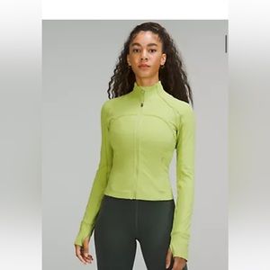 Cropped define jacket ribbed nulu